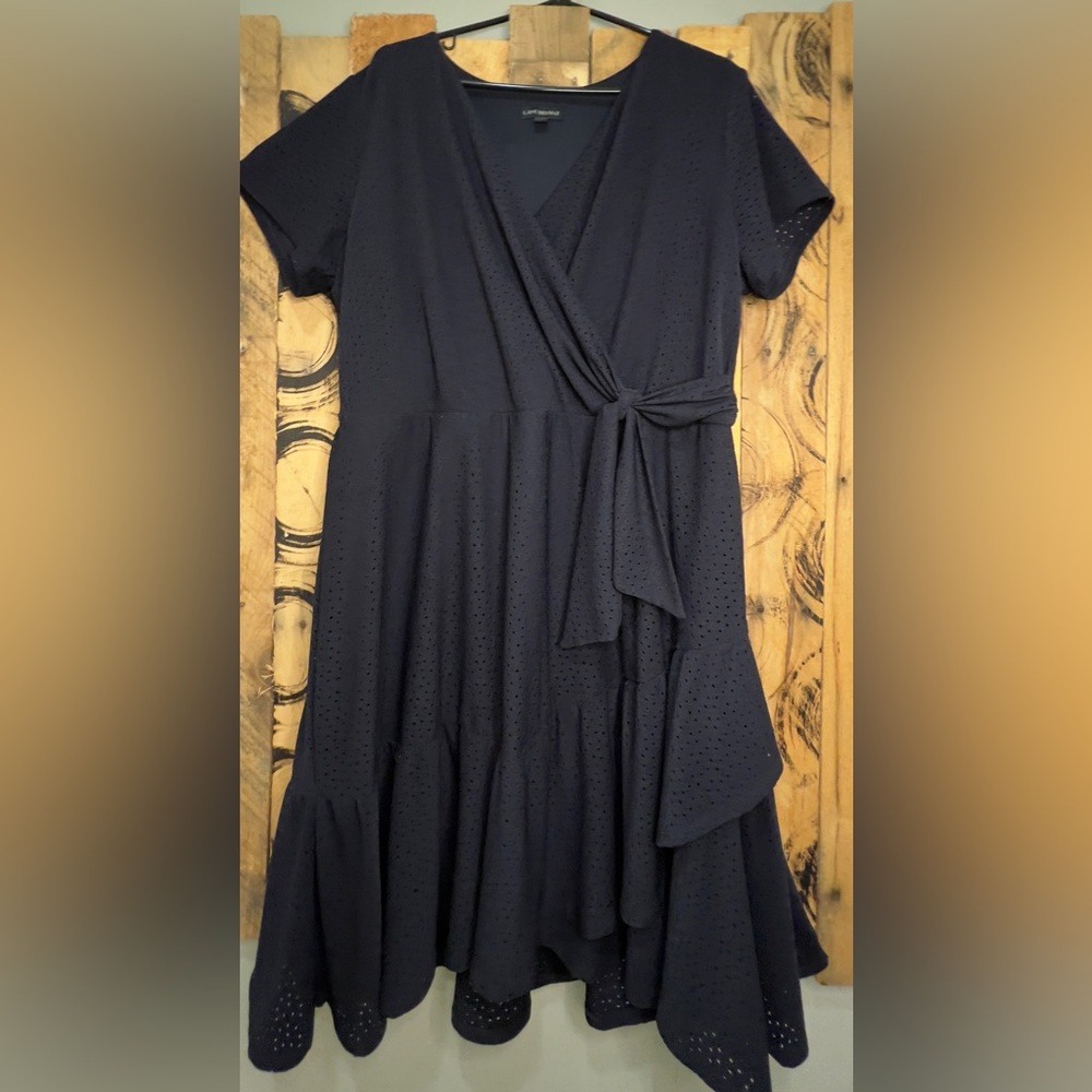 Lane Bryant Navy Blue Dress